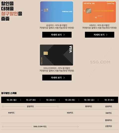 2020 쓱데이 청구할인카드, 쿠폰 정보 (발표내용 정리) 쓱데이청구할인 913x1024 1